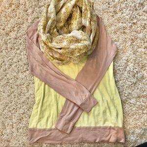 Beautiful floral infinity scarf!